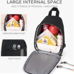 factory direct single shoulder crossbody lunch bag adjustable shoulder strap outdoor tote bag OEM