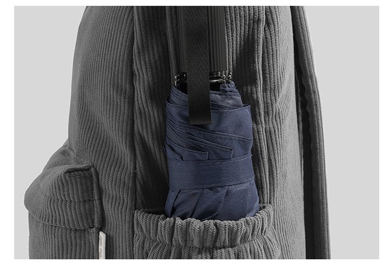 gift small corduroy pouch custom logo