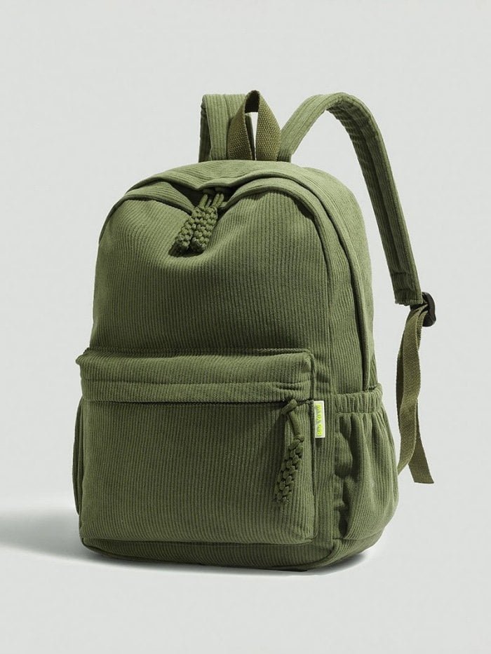 green korean vintage small corduroy bag wholesale