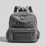 grey soft corduroy small bag wholesale