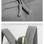 zipper closure corduroy mini pouch bulk