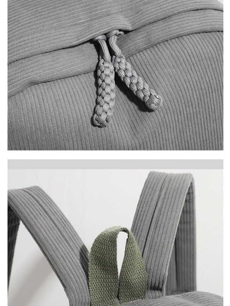 zipper closure corduroy mini pouch bulk
