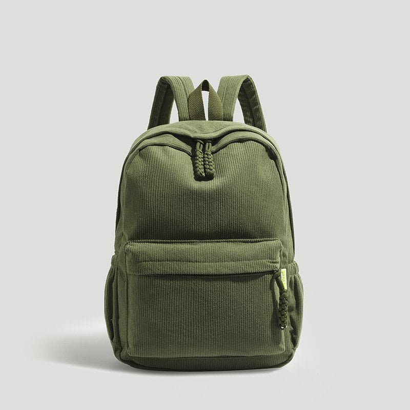 green custom printed corduroy mini bag wholesale