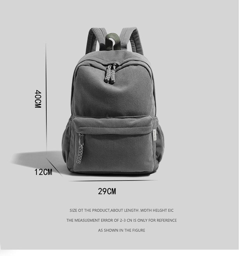 small corduroy shoulder bag bulk size