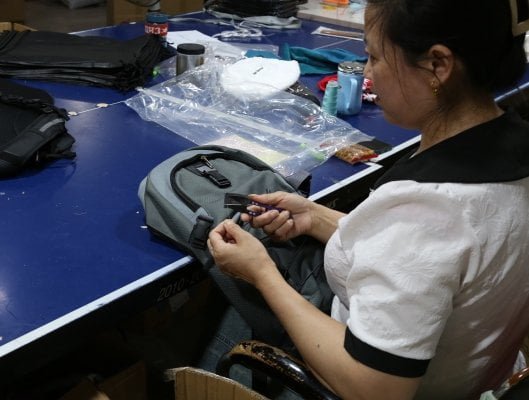 bag workshop parallel production operation