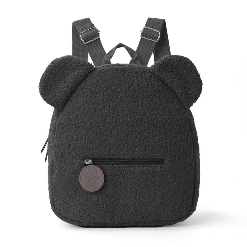 black plush animal backpacks
