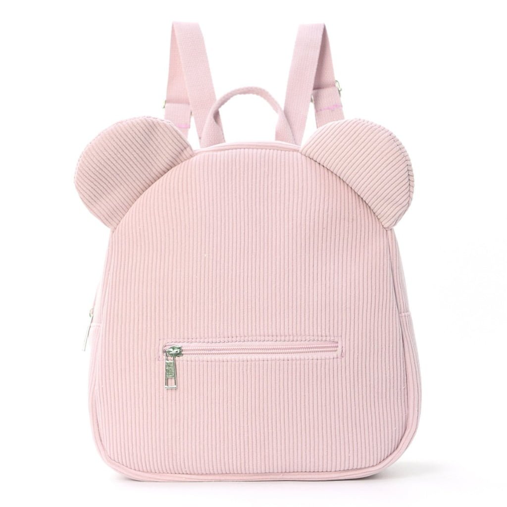 pink bear plush backpack