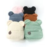 Multicolored bear plush backpack