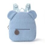 blue plush backpacks​
