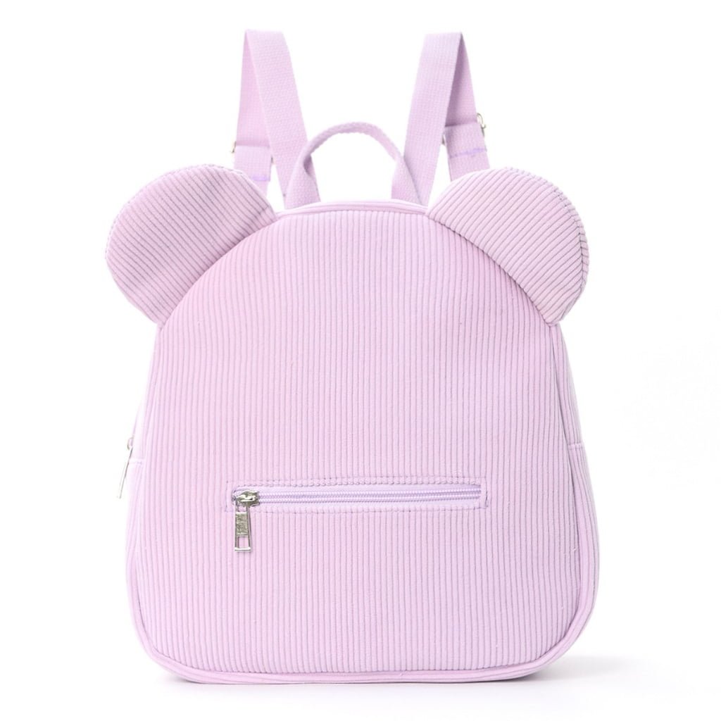 purple bear plush backpack