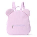purple bear plush backpack
