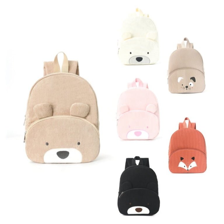 Wholesale Childrens Stuffed Corduroy Animal Backpack