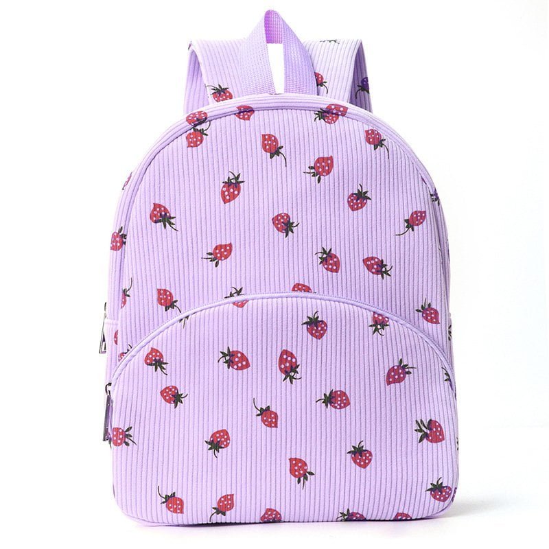purple anime mini backpack​