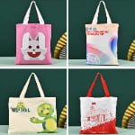 promotional branded canvas tote bags bulk for corporate giveaways