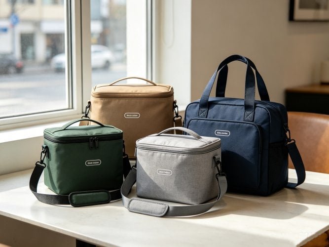 Mid-tier branded shoulder, crossbody and tote insulated cooler bags for employee gifts and customer loyalty programs