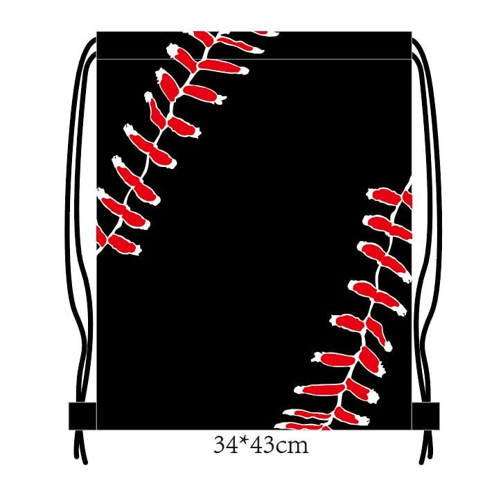 lightweight foldable star soccer promotional drawstring backpack for outdoor sports