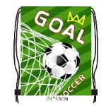 football club membership gift star soccer printed promotional drawstring backpack