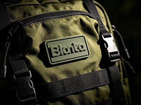 3D PVC patch logo on outdoor tactical backpack