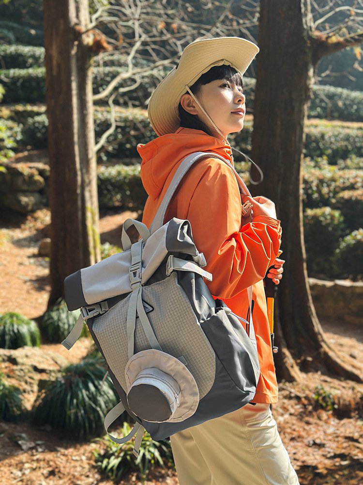 bulk outdoor hiking backpack for sports shock resistant nylon material trekking backpack custom printed logo
