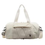 Promotional custom logo sports bag with shoe compartment and dry‑wet separation bulk