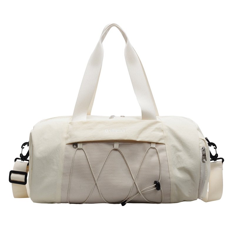 Promotional custom logo sports bag with shoe compartment and dry‑wet separation bulk