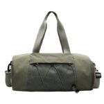 Custom printed dry‑wet separation sports bag with shoe compartment bulk