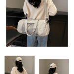 Factory direct waterproof sports bag with shoe compartment and dry‑wet pocket