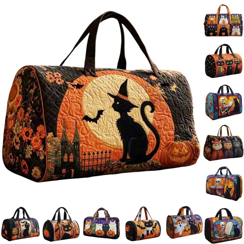 Halloween quilted duffle bag for women wholesale supplier