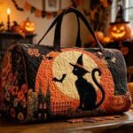 Private label Halloween quilted duffle bag bulk for amazon sellers