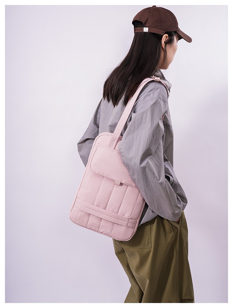 pink ODM padded laptop tote bag supplier