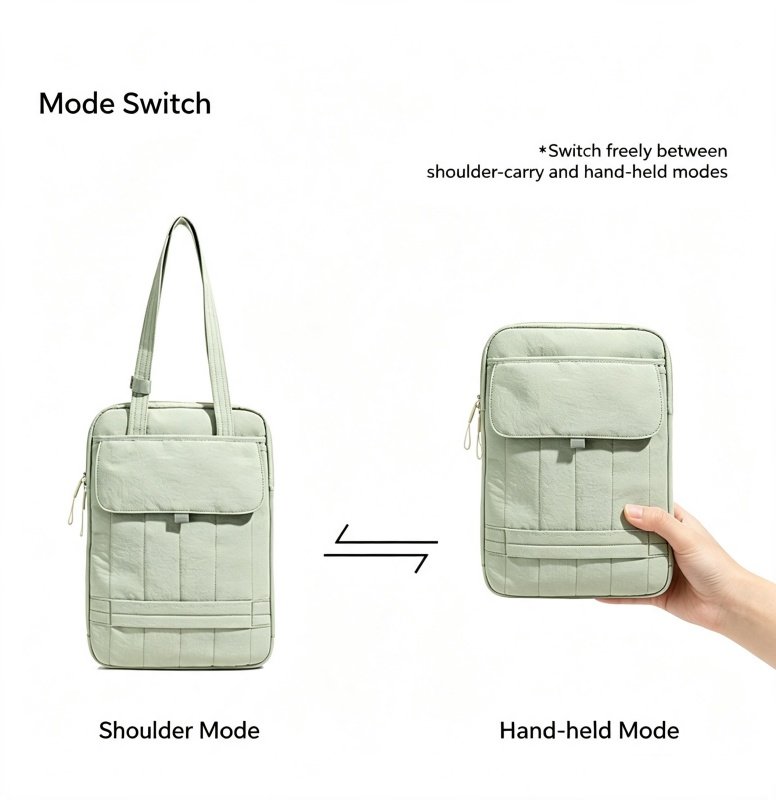 Custom printed laptop tote bag bulk order
