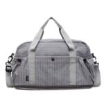 Custom printed plaid pattern multi‑functional travel bag bulk