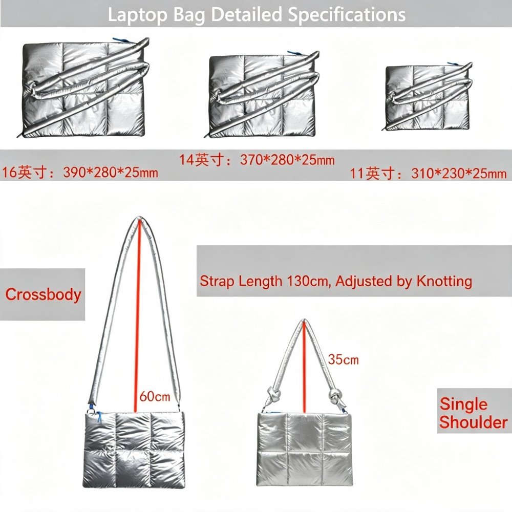 13 inch puffy laptop sleeve wholesale for MacBook Air