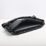 black Bulk quilted puffy laptop sleeve for resale