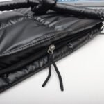 black ODM puffer laptop sleeve supplier