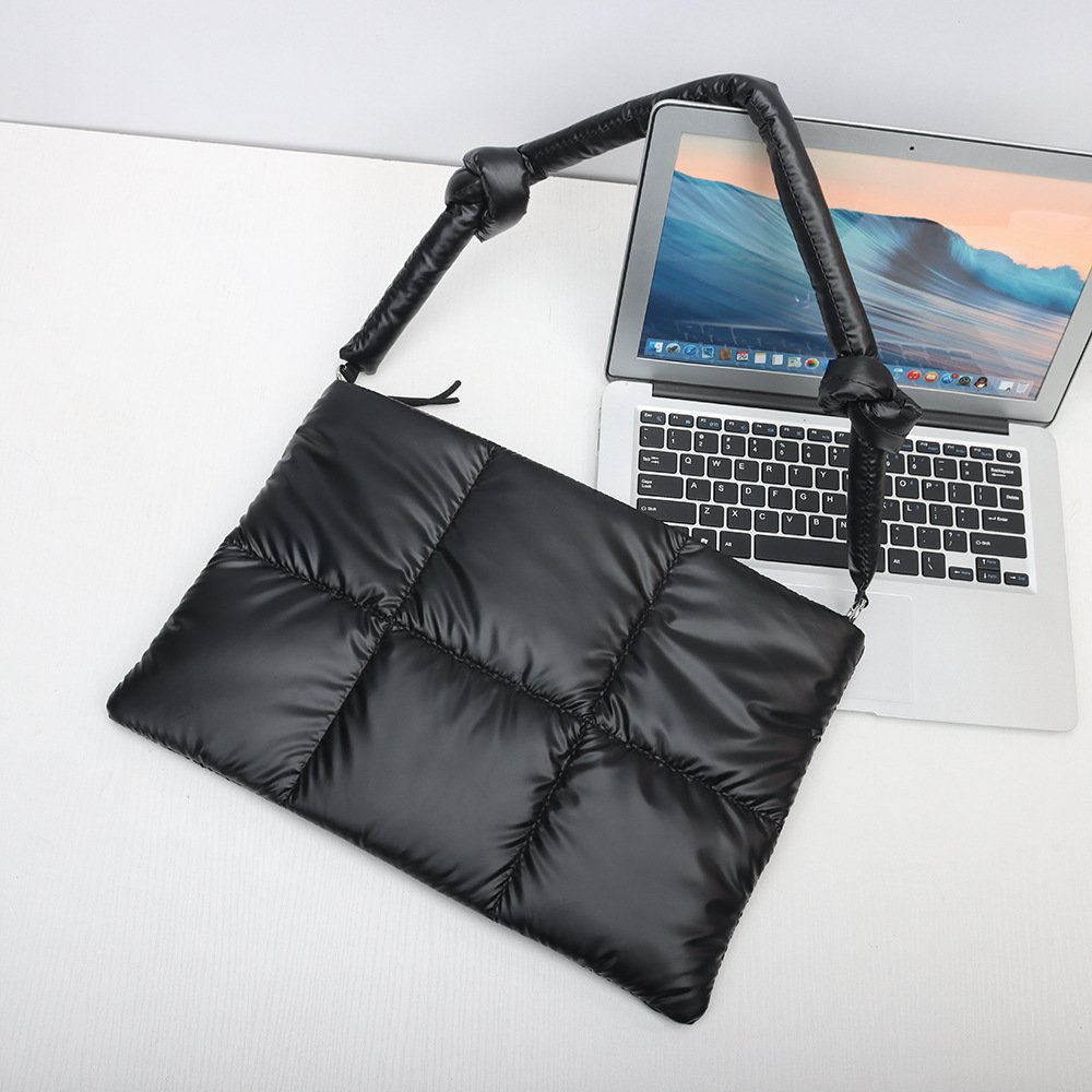 Bulk quilted puffy laptop sleeve for resale