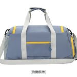 matte oxford sports travel bag with extra long adjustable shoulder belt