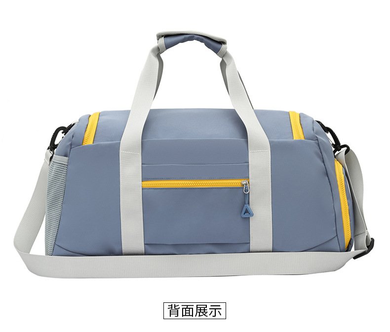 matte oxford sports travel bag with extra long adjustable shoulder belt