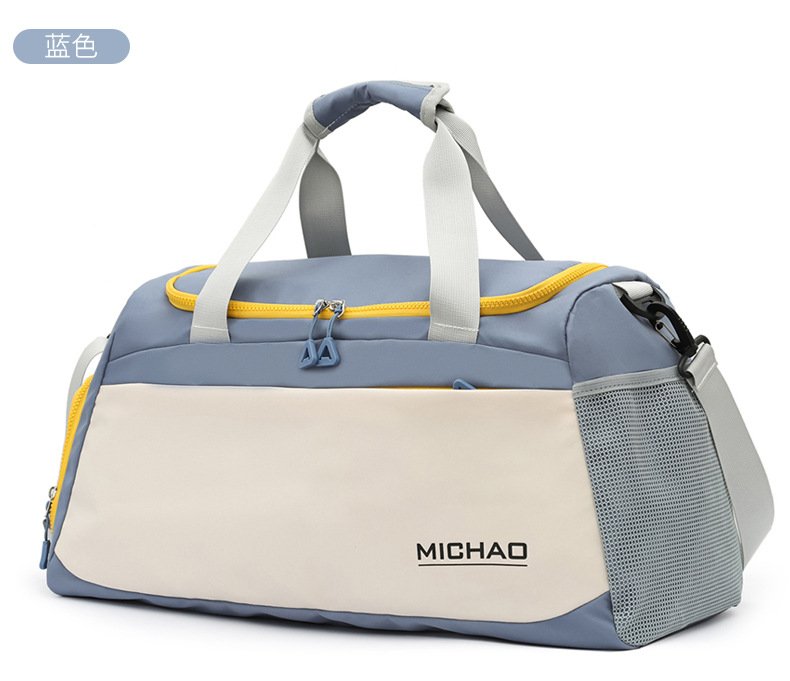 eco RPET sports bag with shoulder belt wholesale for brand merchandise