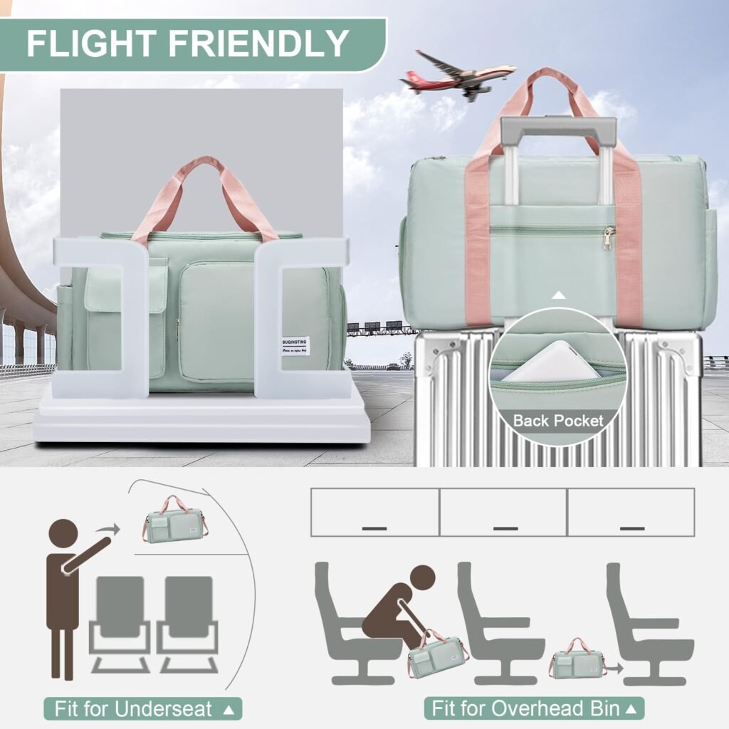 oem odm travel duffel bag with toiletry pouch