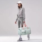 private label travel duffle bag with toiletry bag