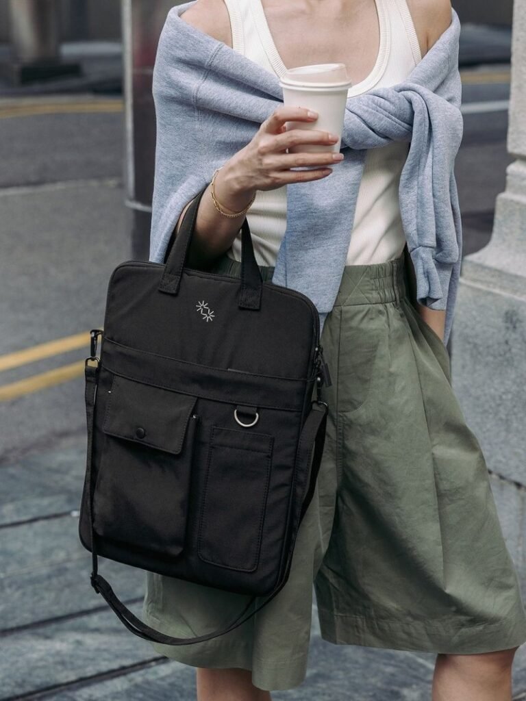 Multi‑pocket utility laptop bag for office workers