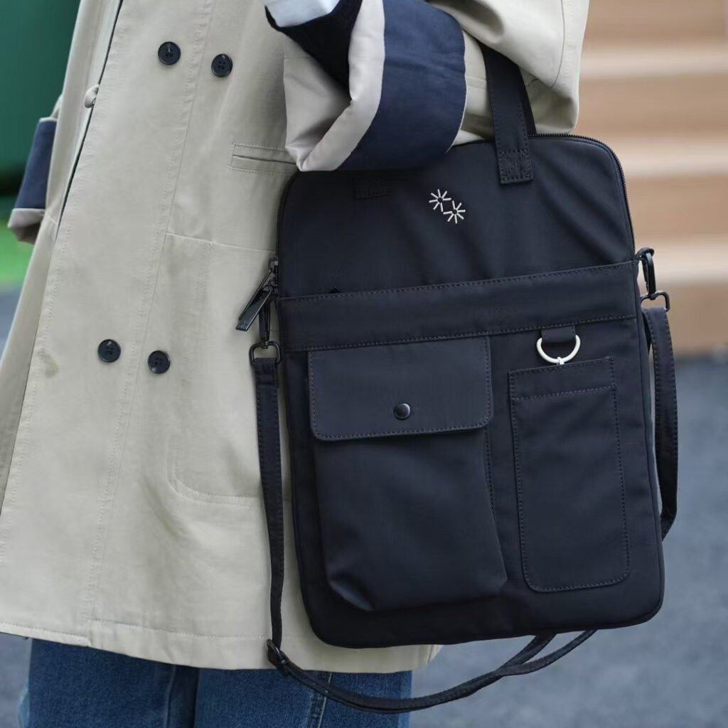Utility laptop bag with tool storage pockets