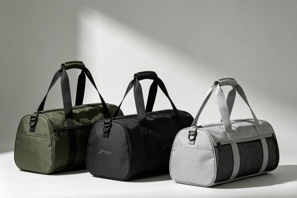 Polyester, nylon and mesh custom wholesale gym bags side‑by‑side fabric material comparison for B2B buyers