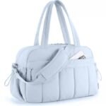 blue OEM ODM puffer fitness tote bag factory supply
