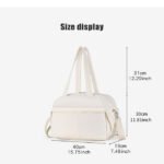 quilted padded fitness gym bag with wet pocket bulk order size