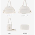 Multiple perspectives private label puffy fitness tote bag supplier