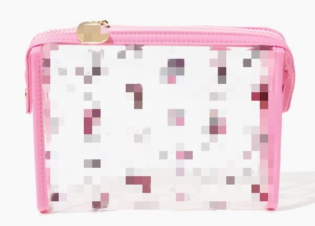 60000 pcs custom transparent PVC cosmetic bags OEM order for Target USA retail shelves, BSCI certified bag factory